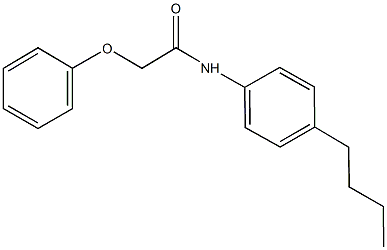 N-(4-butylphenyl)-2-phenoxyacetamide Struktur