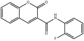 N-(2-fluorophenyl)-2-oxo-2H-chromene-3-carboxamide Struktur