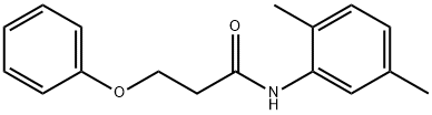 N-(2,5-dimethylphenyl)-3-(phenyloxy)propanamide Struktur