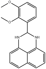 2-(2,3-dimethoxyphenyl)-2,3-dihydro-1H-perimidine Struktur