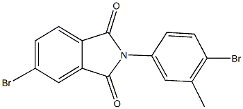 5-bromo-2-(4-bromo-3-methylphenyl)-1H-isoindole-1,3(2H)-dione Struktur