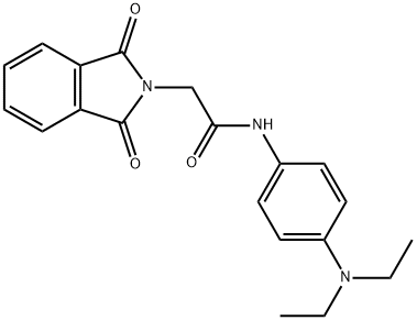 N-[4-(diethylamino)phenyl]-2-(1,3-dioxo-1,3-dihydro-2H-isoindol-2-yl)acetamide Struktur