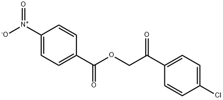 2-(4-chlorophenyl)-2-oxoethyl 4-nitrobenzoate Struktur