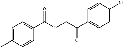 2-(4-chlorophenyl)-2-oxoethyl 4-methylbenzoate Struktur