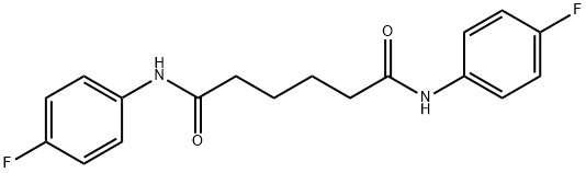 N~1~,N~6~-bis(4-fluorophenyl)hexanediamide Struktur