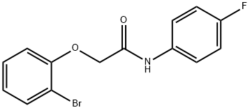 2-(2-bromophenoxy)-N-(4-fluorophenyl)acetamide Struktur