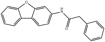 N-dibenzo[b,d]furan-3-yl-2-phenylacetamide Struktur