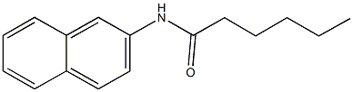 N-(2-naphthyl)hexanamide Struktur