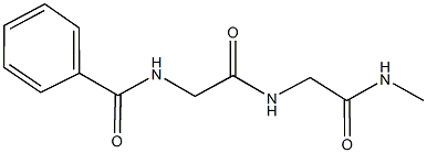 N-(2-{[2-(methylamino)-2-oxoethyl]amino}-2-oxoethyl)benzamide Struktur