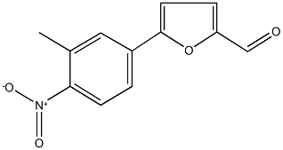 5-{4-nitro-3-methylphenyl}-2-furaldehyde Struktur