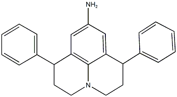 1,7-diphenyl-2,3,6,7-tetrahydro-1H,5H-pyrido[3,2,1-ij]quinolin-9-ylamine Struktur