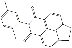 2-(2,5-dimethylphenyl)-6,7-dihydro-1H-indeno[6,7,1-def]isoquinoline-1,3(2H)-dione Struktur