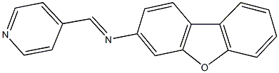 N-dibenzo[b,d]furan-3-yl-N-(4-pyridinylmethylene)amine Struktur