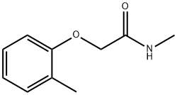 N-methyl-2-(2-methylphenoxy)acetamide Struktur