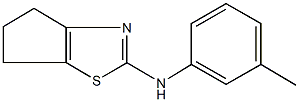 N-(3-methylphenyl)-5,6-dihydro-4H-cyclopenta[d][1,3]thiazol-2-amine Struktur