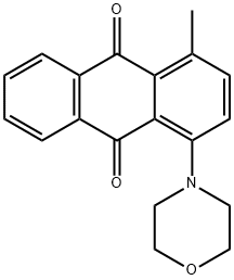 1-methyl-4-(4-morpholinyl)anthra-9,10-quinone Struktur