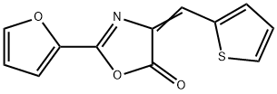 2-(2-furyl)-4-(2-thienylmethylene)-1,3-oxazol-5(4H)-one Struktur