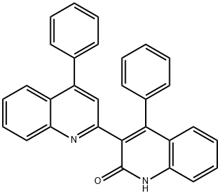 4,4'-diphenyl-2',3-biquinolin-2(1H)-one Struktur