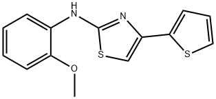 N-(2-methoxyphenyl)-4-(2-thienyl)-1,3-thiazol-2-amine Struktur