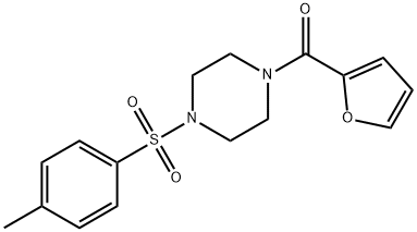 1-(2-furoyl)-4-[(4-methylphenyl)sulfonyl]piperazine Struktur