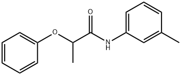 N-(3-methylphenyl)-2-phenoxypropanamide Struktur