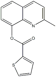 2-methyl-8-quinolinyl 2-thiophenecarboxylate Struktur