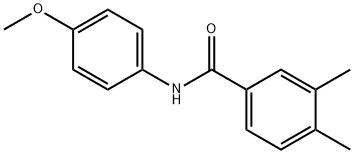 N-(4-methoxyphenyl)-3,4-dimethylbenzamide Struktur