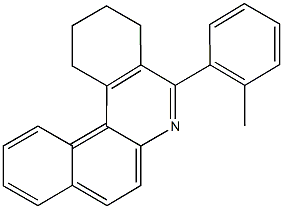 5-(2-methylphenyl)-1,2,3,4-tetrahydrobenzo[a]phenanthridine Struktur