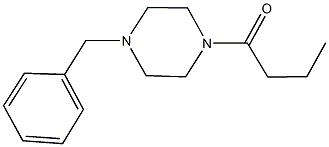 1-benzyl-4-butyrylpiperazine Struktur