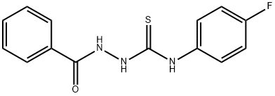 2-benzoyl-N-(4-fluorophenyl)hydrazinecarbothioamide Struktur