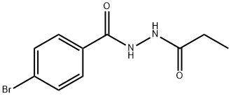 4-bromo-N'-propionylbenzohydrazide Struktur