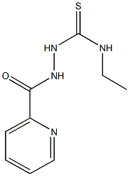 N-ethyl-2-(2-pyridinylcarbonyl)hydrazinecarbothioamide Struktur