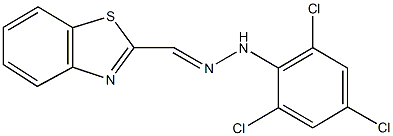 1,3-benzothiazole-2-carbaldehyde (2,4,6-trichlorophenyl)hydrazone Struktur