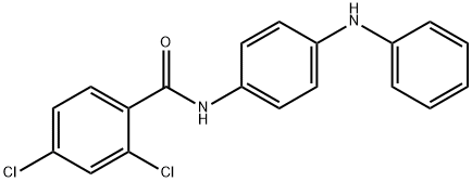 N-(4-anilinophenyl)-2,4-dichlorobenzamide Struktur