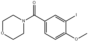 4-(3-iodo-4-methoxybenzoyl)morpholine Struktur