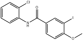 N-(2-chlorophenyl)-3-iodo-4-methoxybenzamide Struktur