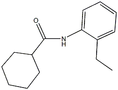 N-(2-ethylphenyl)cyclohexanecarboxamide Struktur