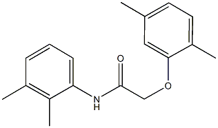 2-(2,5-dimethylphenoxy)-N-(2,3-dimethylphenyl)acetamide Struktur