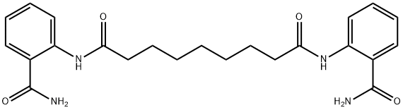 N~1~,N~9~-bis[2-(aminocarbonyl)phenyl]nonanediamide Struktur