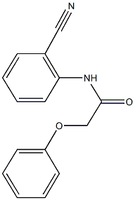 N-(2-cyanophenyl)-2-phenoxyacetamide Struktur