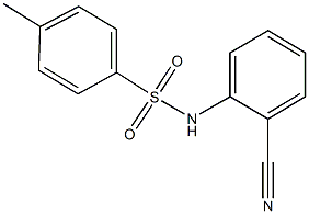 N-(2-cyanophenyl)-4-methylbenzenesulfonamide Struktur