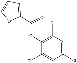 2,4,6-trichlorophenyl 2-furoate Struktur