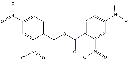 2,4-bisnitrobenzyl 2,4-bisnitrobenzoate Struktur