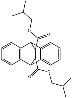 diisobutyl tetracyclo[6.6.2.0~2,7~.0~9,14~]hexadeca-2,4,6,9,11,13-hexaene-15,16-dicarboxylate Struktur