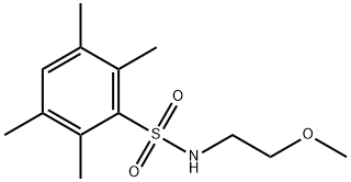 N-(2-methoxyethyl)-2,3,5,6-tetramethylbenzenesulfonamide Struktur