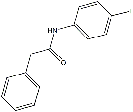 N-(4-iodophenyl)-2-phenylacetamide Struktur