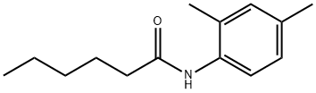 N-(2,4-dimethylphenyl)hexanamide Struktur