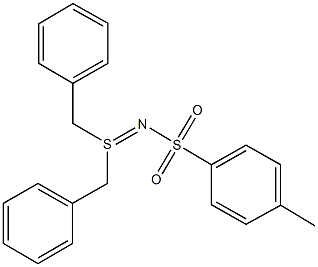 N-(dibenzyl-lambda~4~-sulfanylidene)-4-methylbenzenesulfonamide Struktur