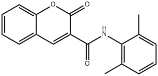 N-(2,6-dimethylphenyl)-2-oxo-2H-chromene-3-carboxamide Struktur