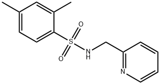 2,4-dimethyl-N-(2-pyridinylmethyl)benzenesulfonamide Struktur